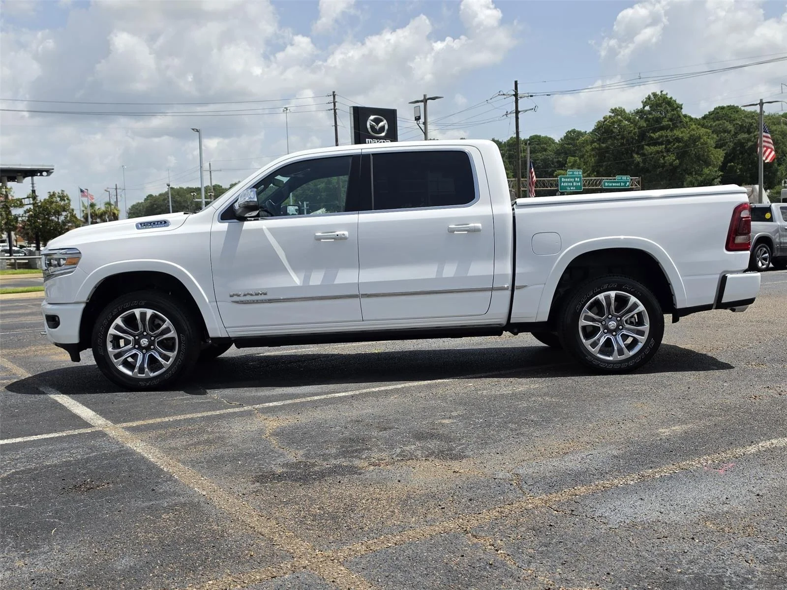 Used 2023 Bright White Clearcoat Ram Limited image 11