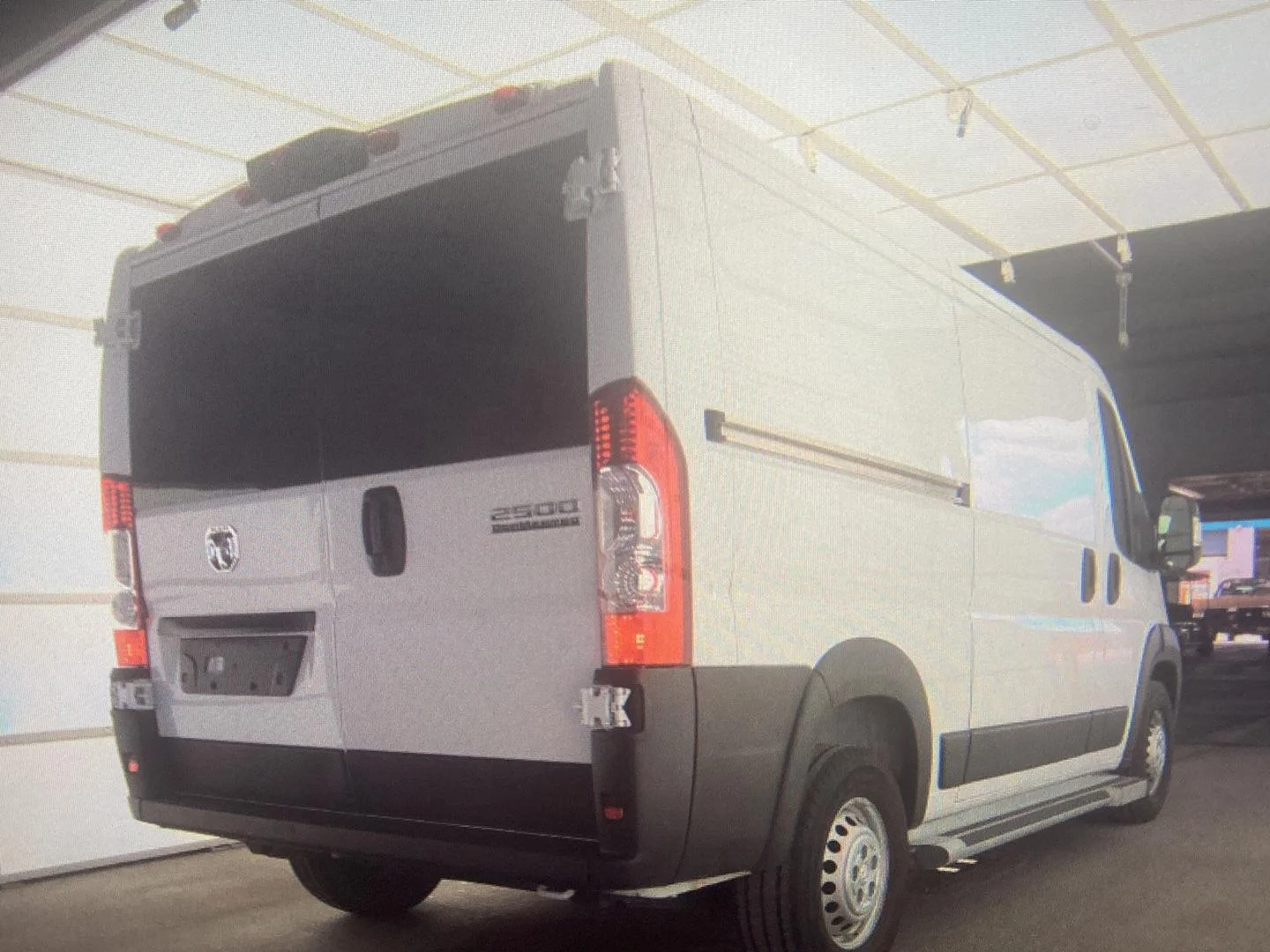 Used 2025 Bright White Clearcoat Ram Tradesman image 3