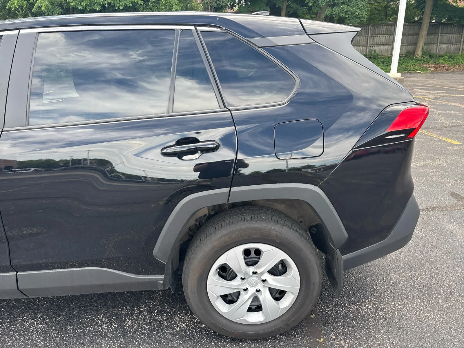 Used 2024 Midnight Black Metallic Toyota LE image 4