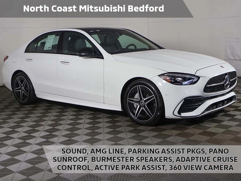 Used 2023 White Mercedes-Benz C 300 image 1