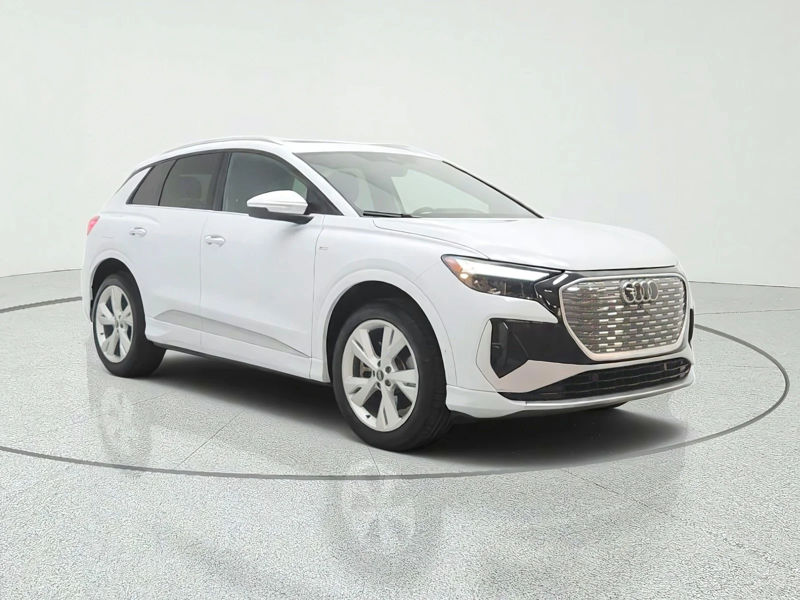 Used 2023 Glacier White Metallic Audi Premium Plus image 3