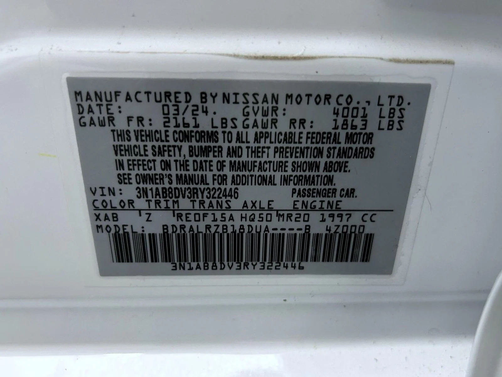 Used 2024 White Nissan SR image 25