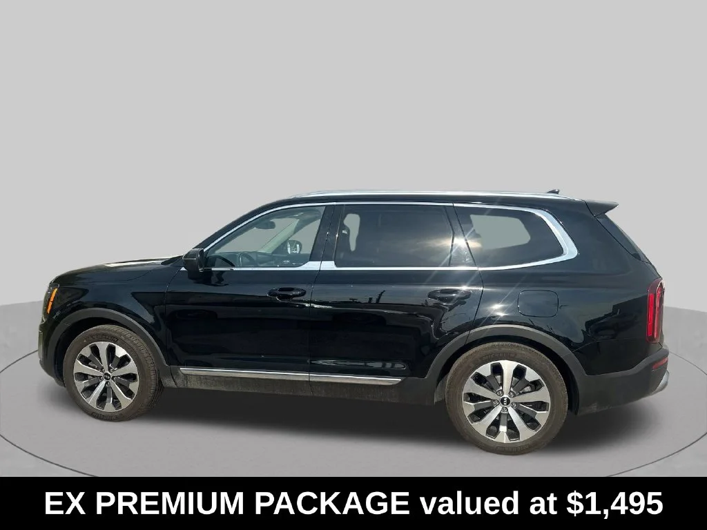 Used 2020 Black Kia EX image 2