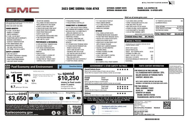 Certified Used 2023 White GMC AT4X image 3