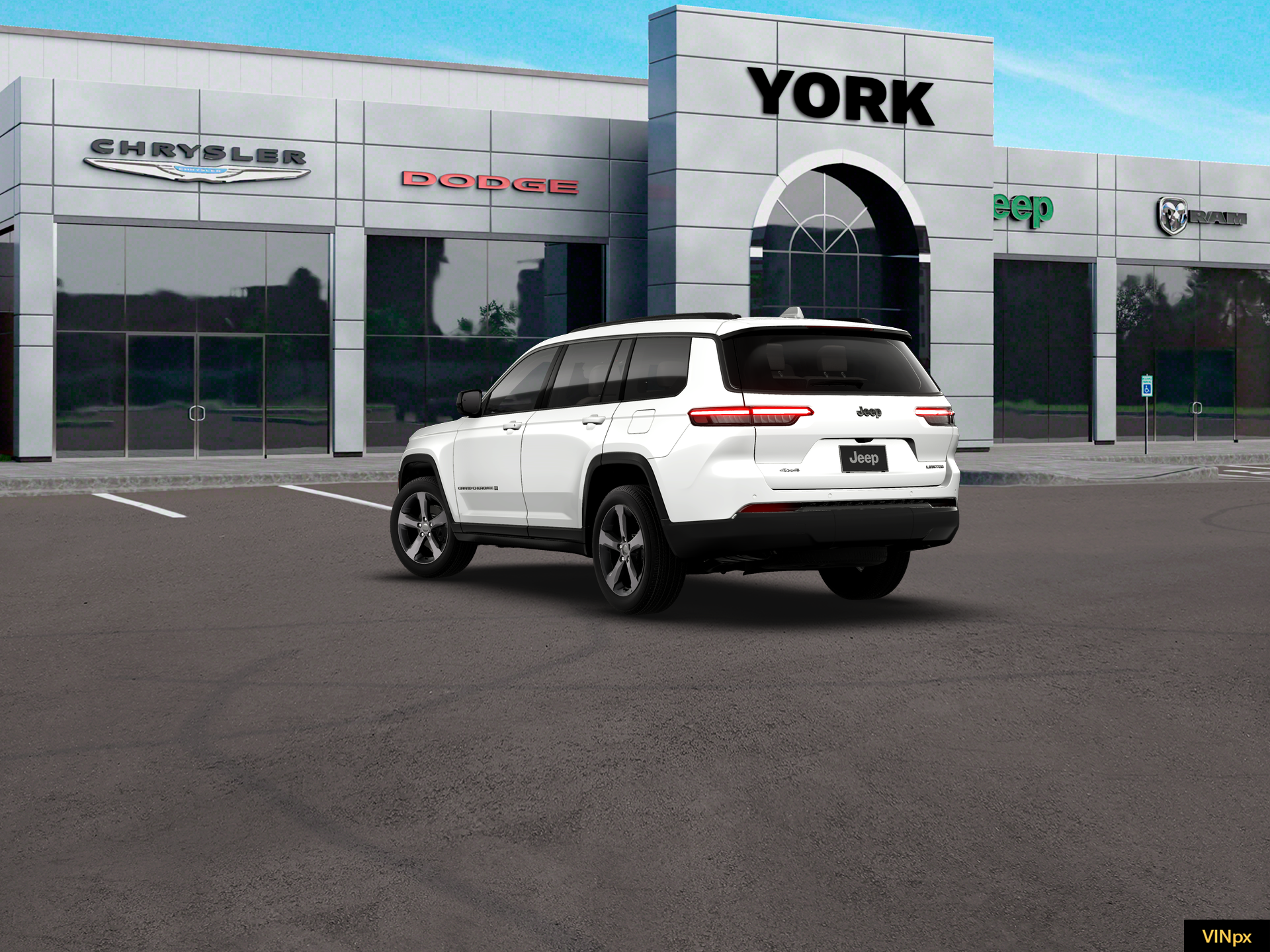 New 2026 Bright White Clear-Coat Exterior Paint Jeep Limited image 5