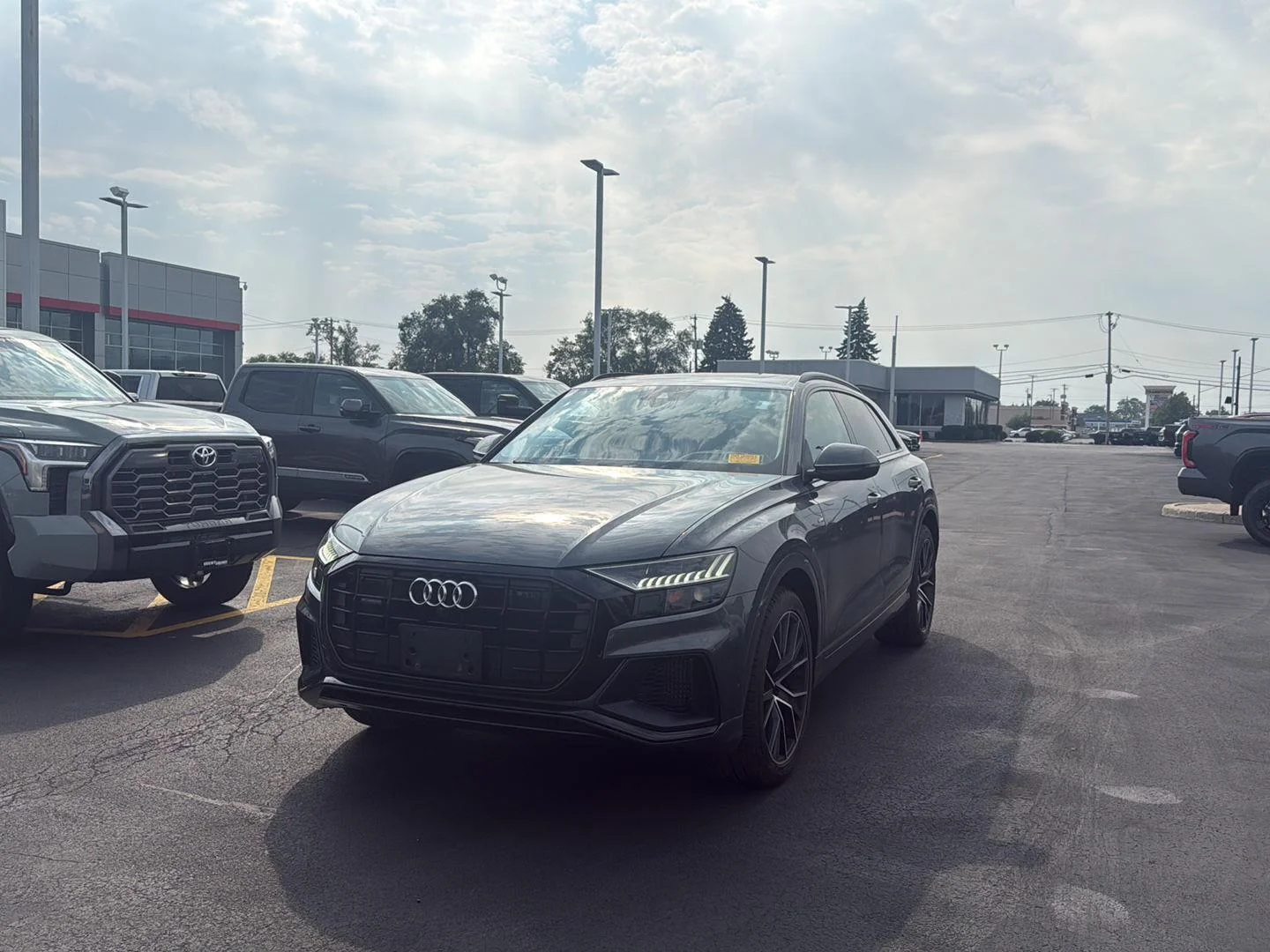 Used 2019 Daytona Gray Pearl Effect Audi Prestige image 2
