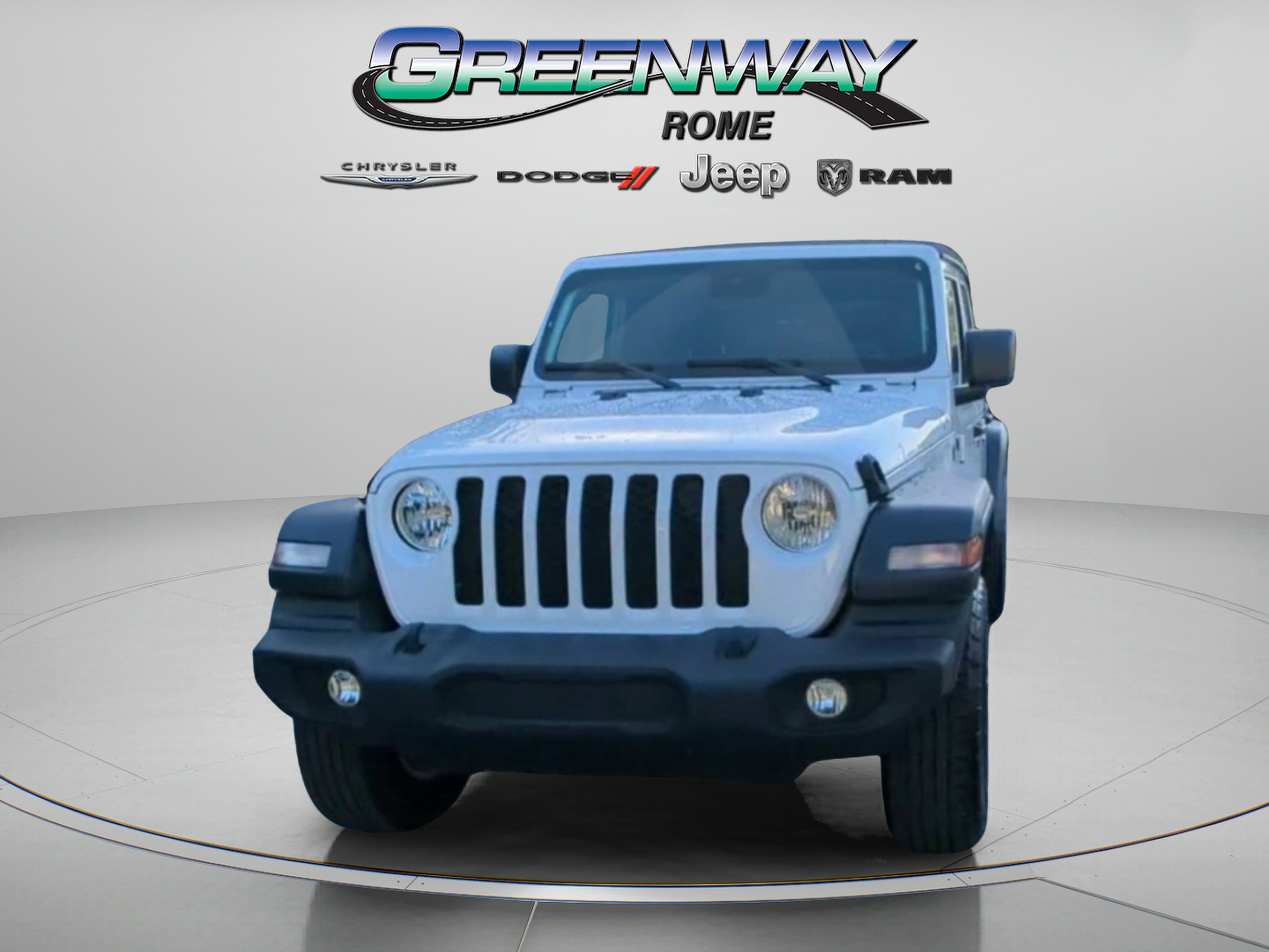 Used 2024 Bright White Clearcoat Jeep Sport S image 8