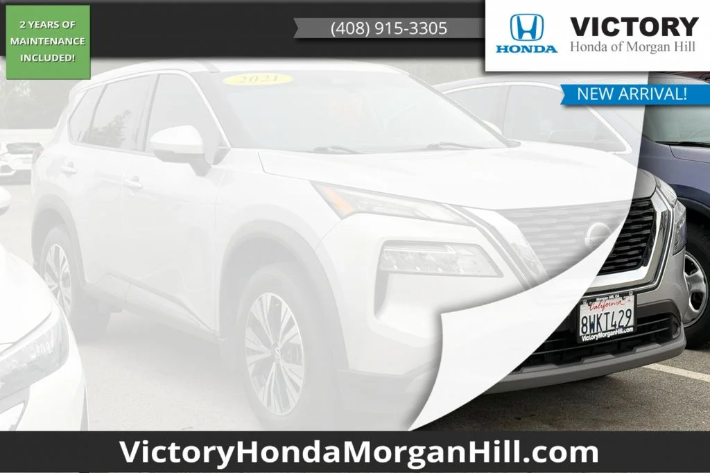 Used 2021 Brilliant Silver Metallic Nissan SV image 1