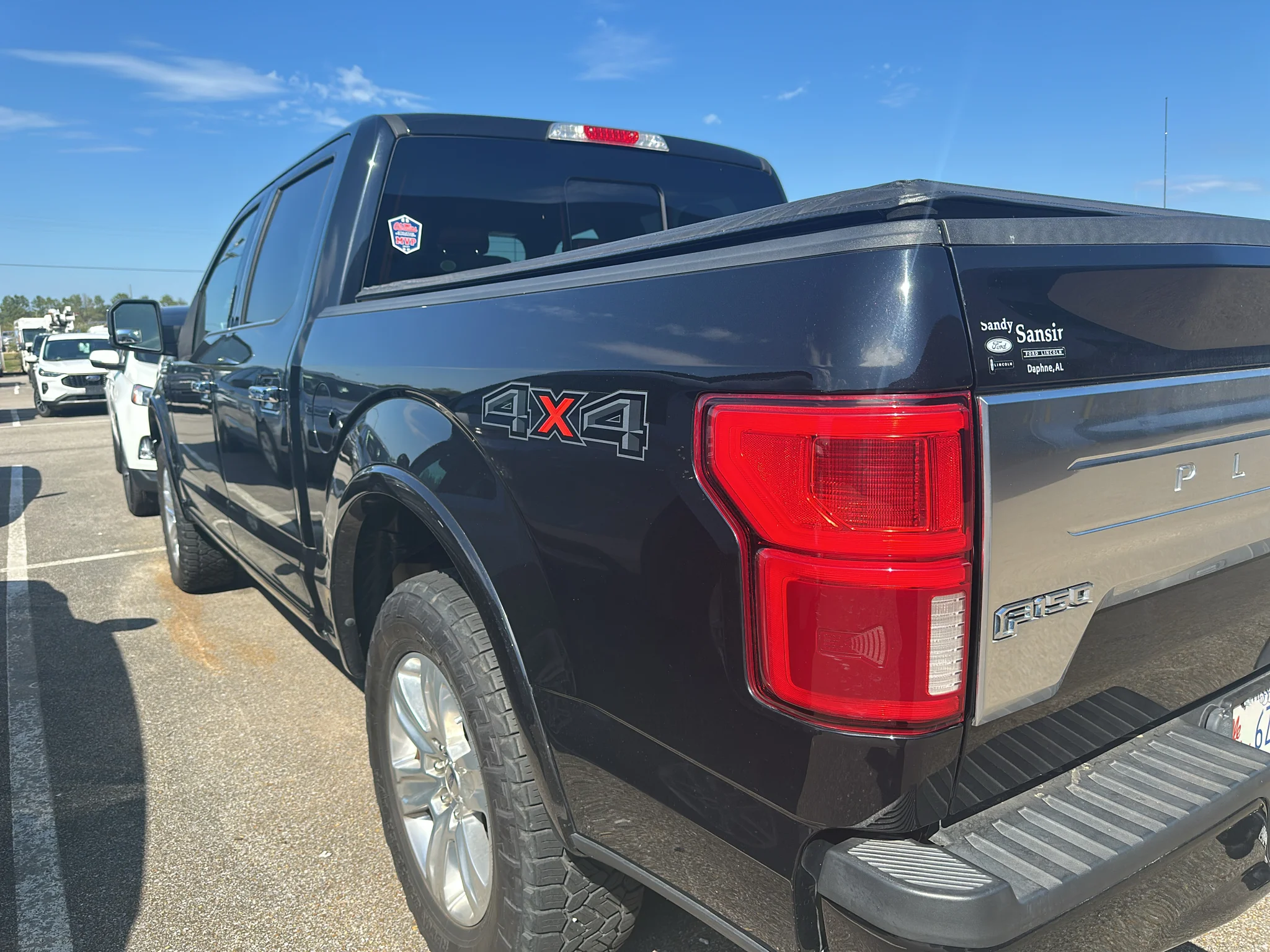 Used 2019 Agate Black Metallic Ford Platinum image 1