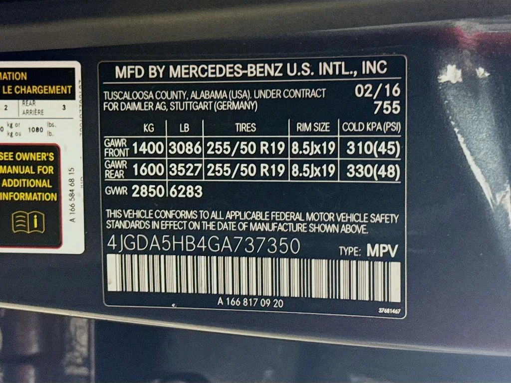 Used 2016 Steel Gray Metallic Mercedes-Benz GLE350 4MATIC® image 30