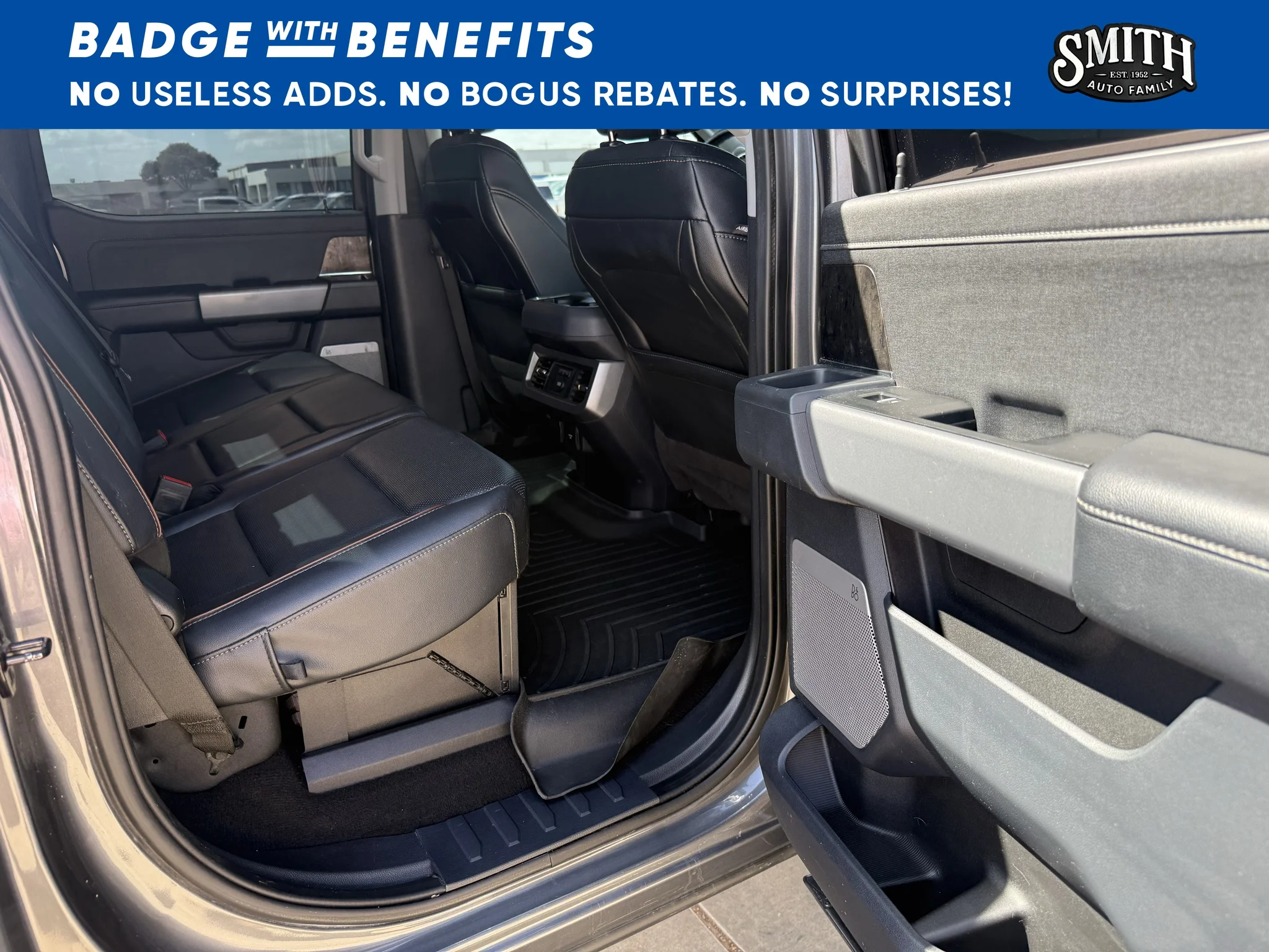 Used 2023 Carbonized Gray Metallic Ford LARIAT image 14
