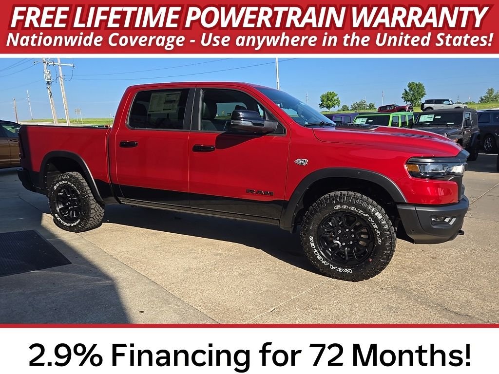 New 2026 Molten Red Pearl-Coat Exterior Paint RAM Rebel image 12