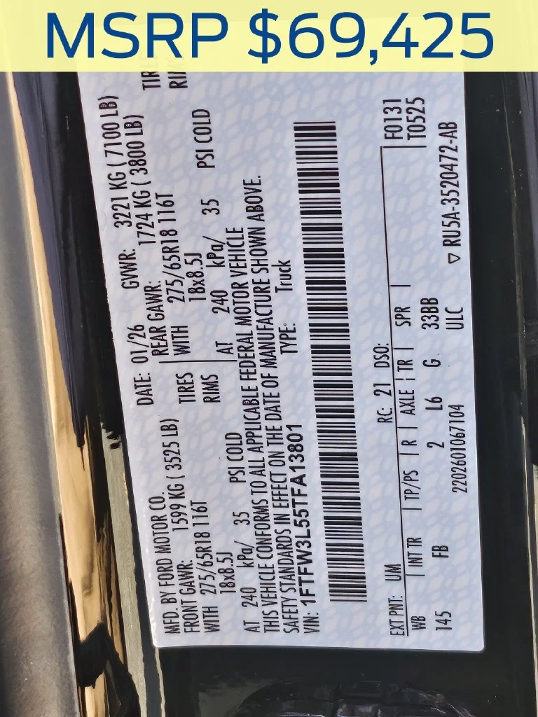 New 2026 Agate Black Metallic Ford XLT image 37