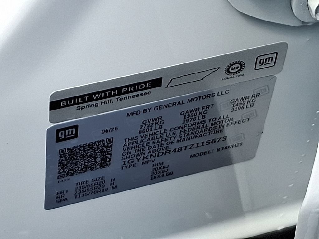 New 2026 Crystal White Tricoat Cadillac Premium Luxury image 10