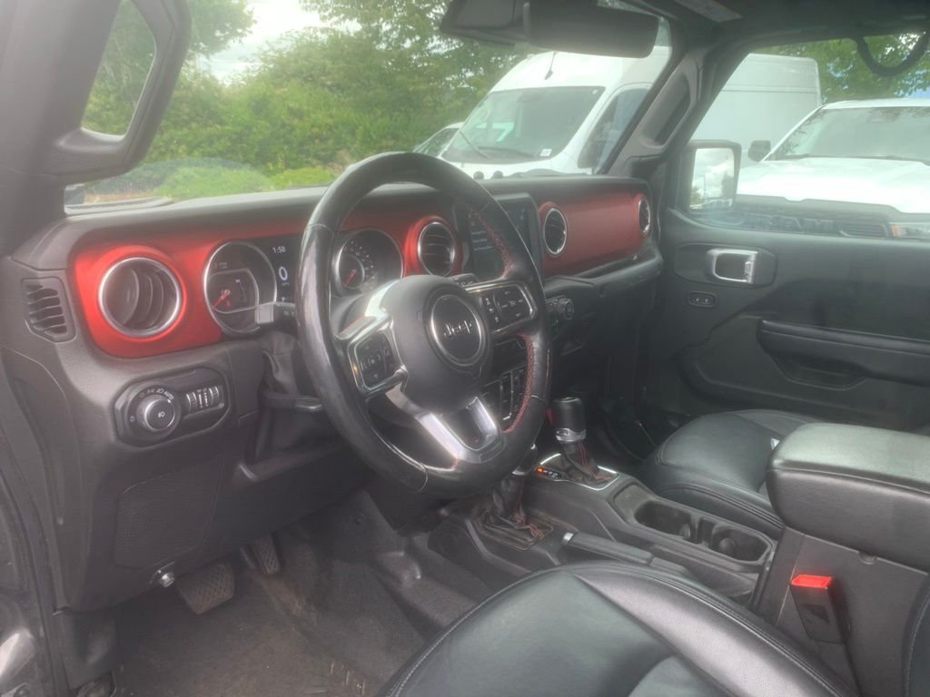 Used 2019 Granite Crystal Metallic Clearcoat Jeep Unlimited Rubicon image 9