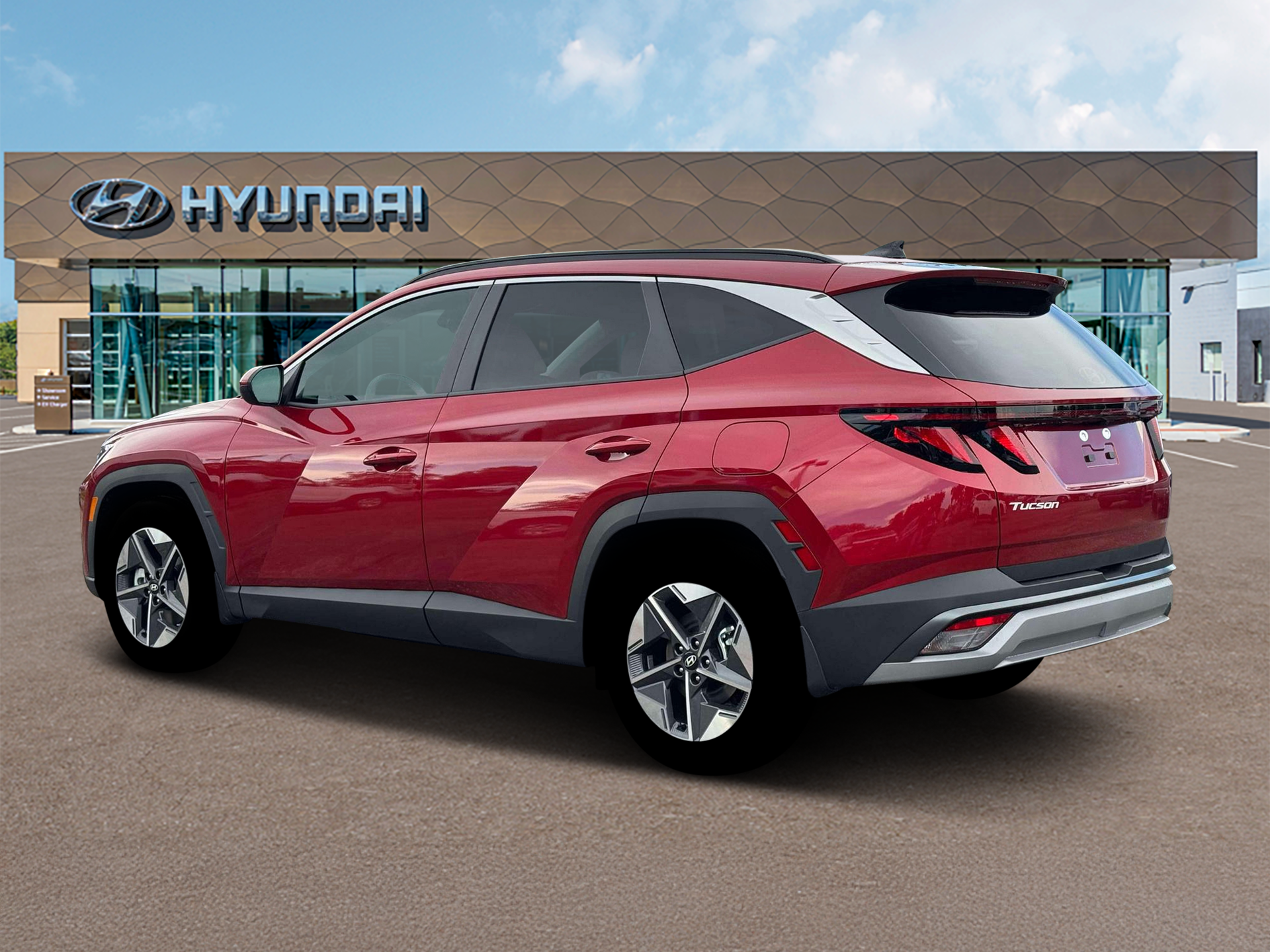 New 2026 Red Hyundai SEL Plus FWD image 4
