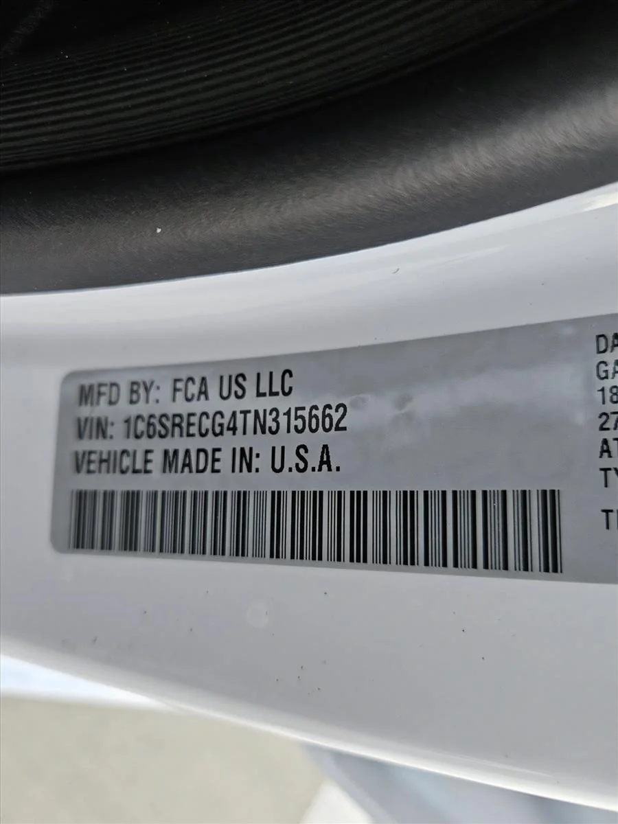 New 2026 Bright White Clear-Coat Exterior Paint RAM Tradesman image 17