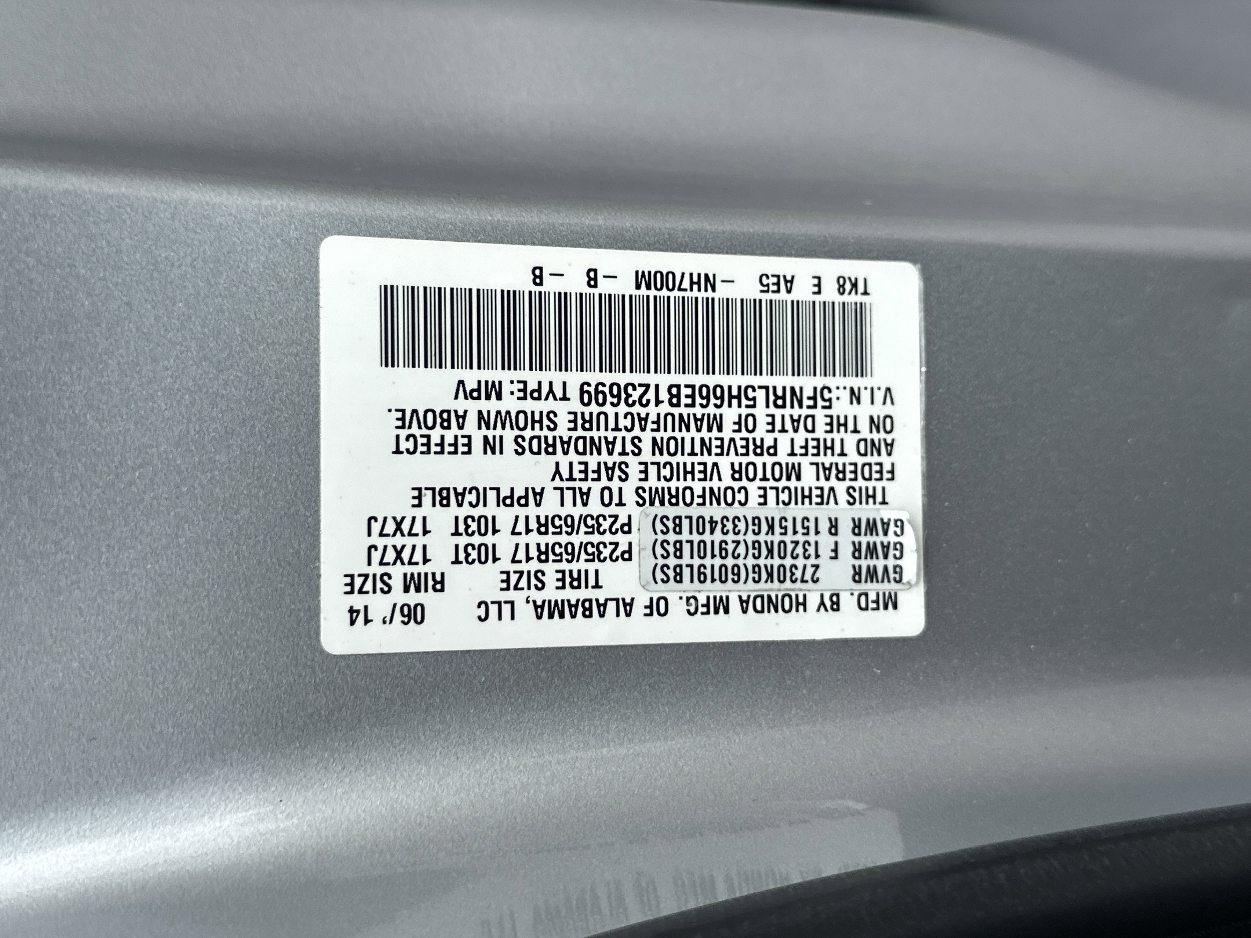 Used 2014 Alabaster Silver Metallic Honda EX-L image 40