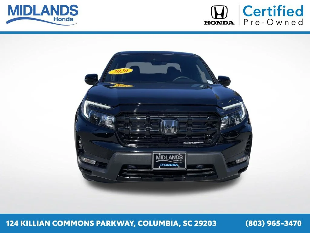 Certified Used 2026 Crystal Black Pearl Honda Black Edition image 33