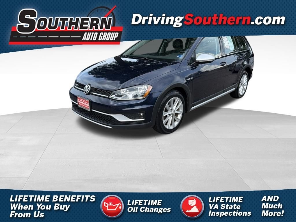 Used 2017 Blue Volkswagen TSI SE image 1
