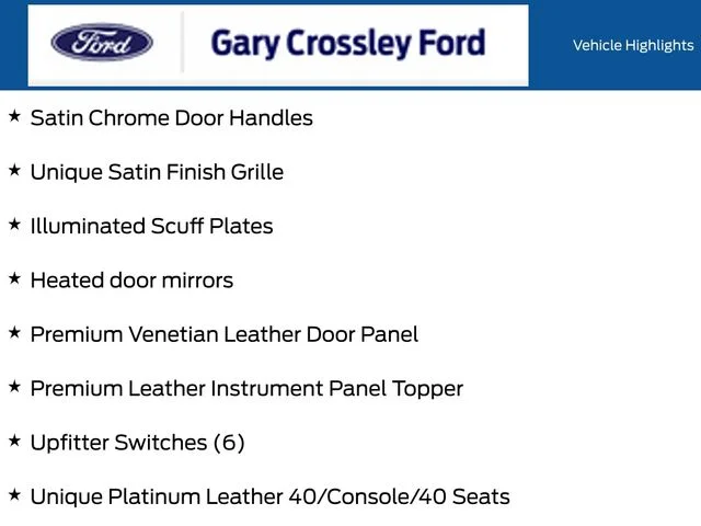 New 2026 White Ford Platinum Crossley Customs image 29