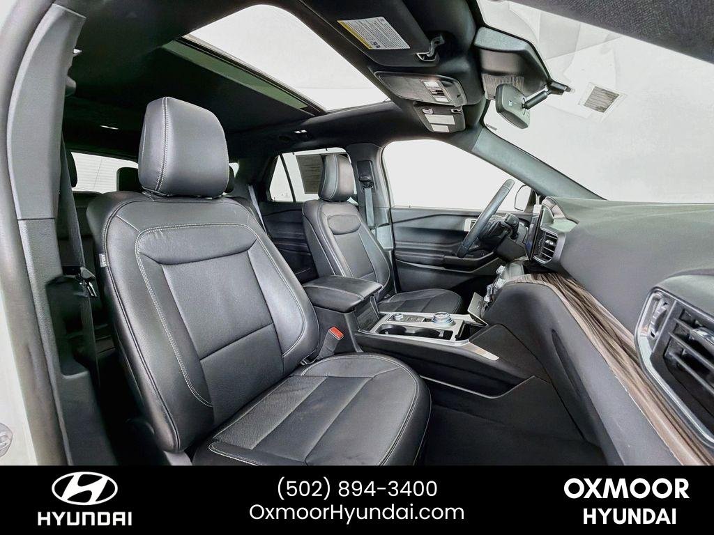 Used 2020 Star White Metallic Tri-Coat Ford Limited HYBRID image 31