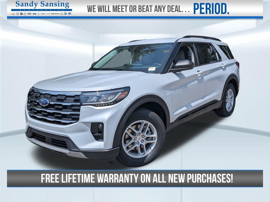 New 2026 Space White Metallic Ford Active image 1