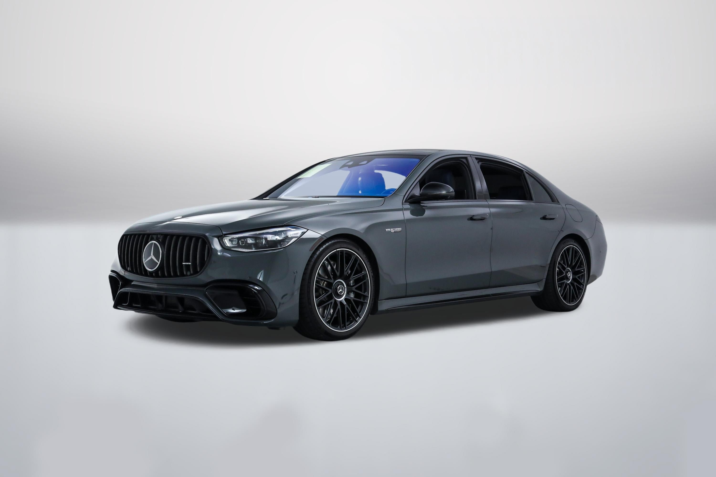 Used 2025 Gray Mercedes-Benz S 63 E AMG® image 1