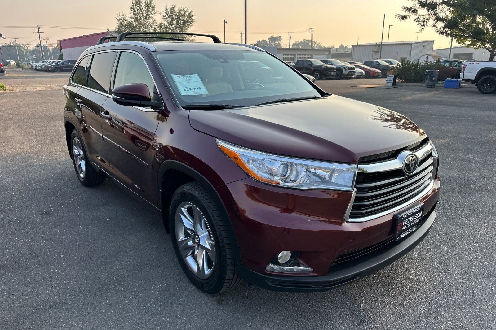 Used 2016 Red Toyota Limited image 2
