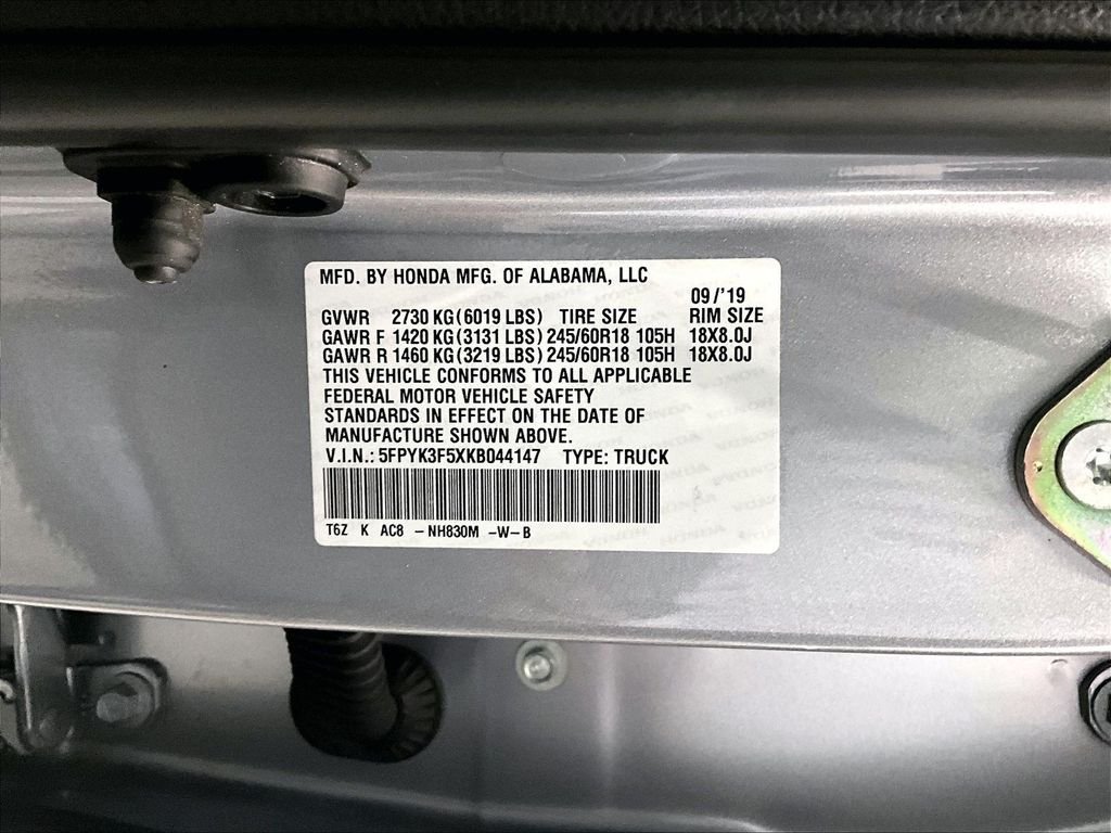 Used 2019 Silver Honda RTL image 34