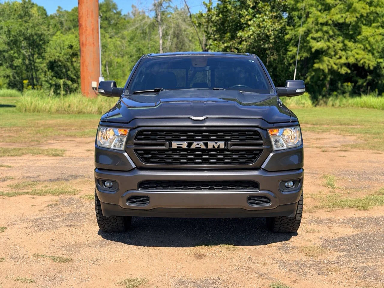 Used 2022 Gray RAM Big Horn 4x2 4dr Crew Cab 5.6 ft. SB Pickup image 8