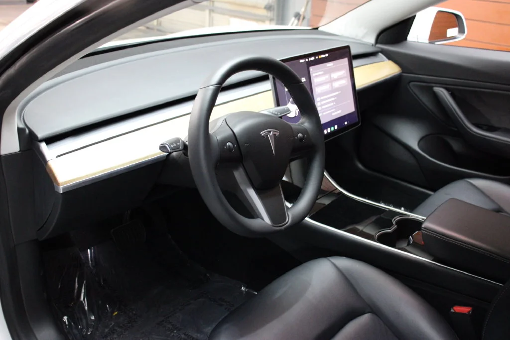 Used 2020 Pearl White Multi-Coat Tesla Long Range image 7