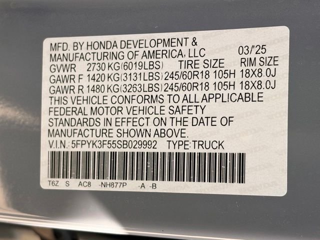 Used 2025 Gray Honda RTL image 32