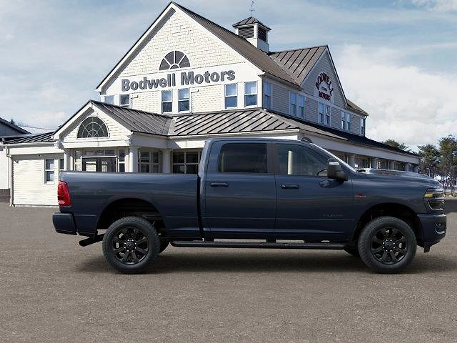 New 2026 Forged Blue Metallic Exterior Paint RAM Laramie Crew Cab 4x4 6