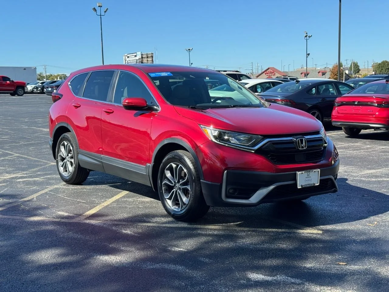 Used 2022 Red Honda EX-L image 2