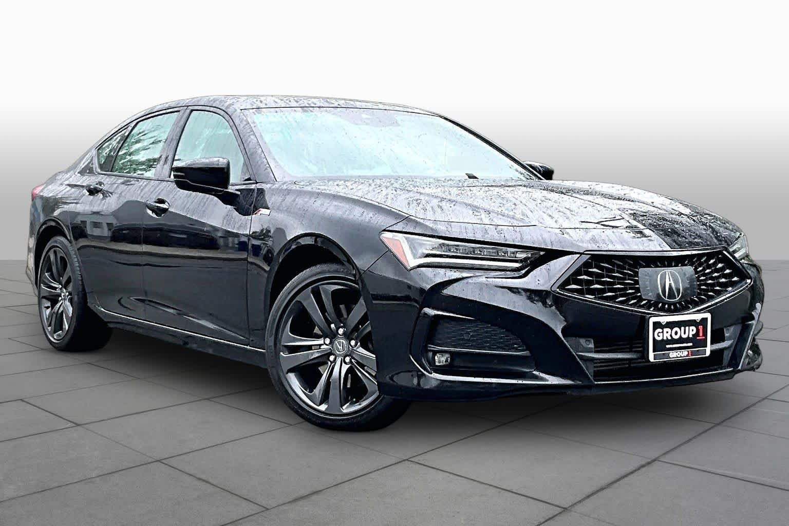 Used 2021 Majestic Black Pearl Acura w/A-Spec Package image 3