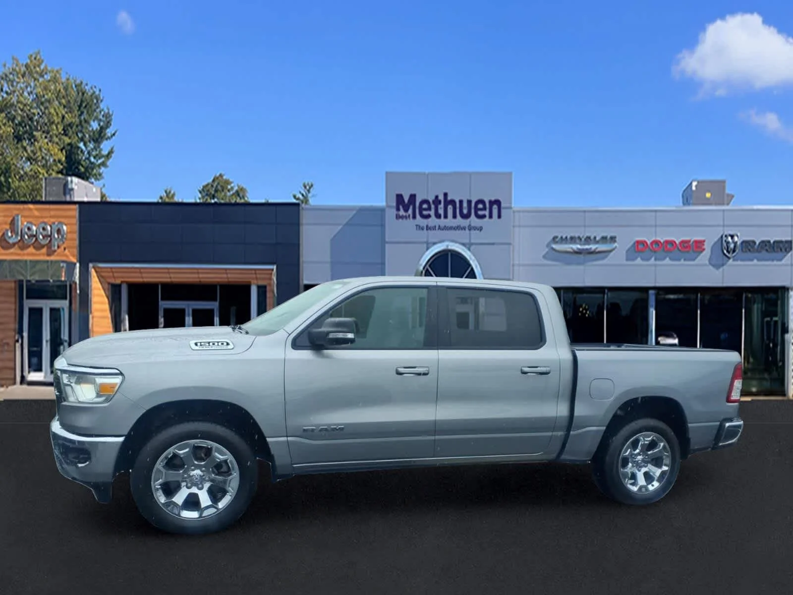 Used 2022 Billet Silver Metallic Clearcoat Ram Big Horn image 6