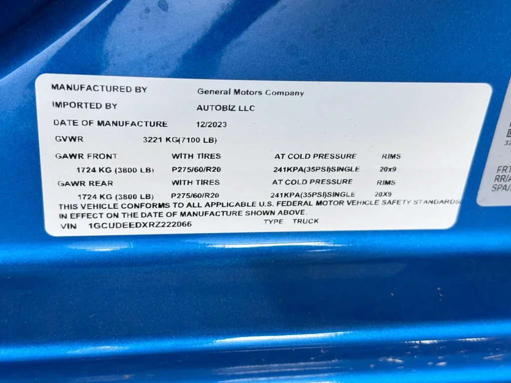 Certified Used 2024 Glacier Blue Metallic Chevrolet RST image 11