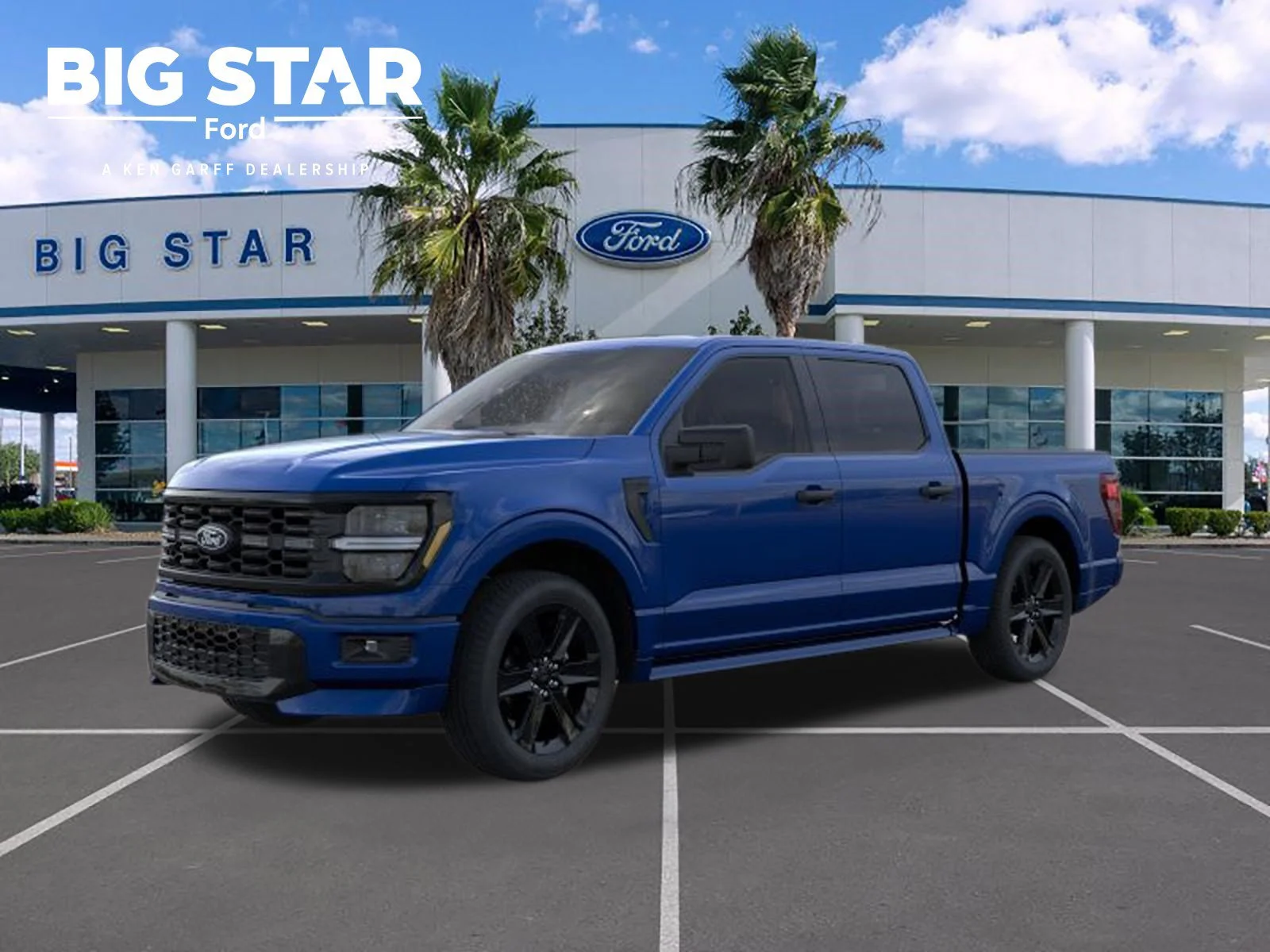New 2026 Blue Metallic Ford STX image 1
