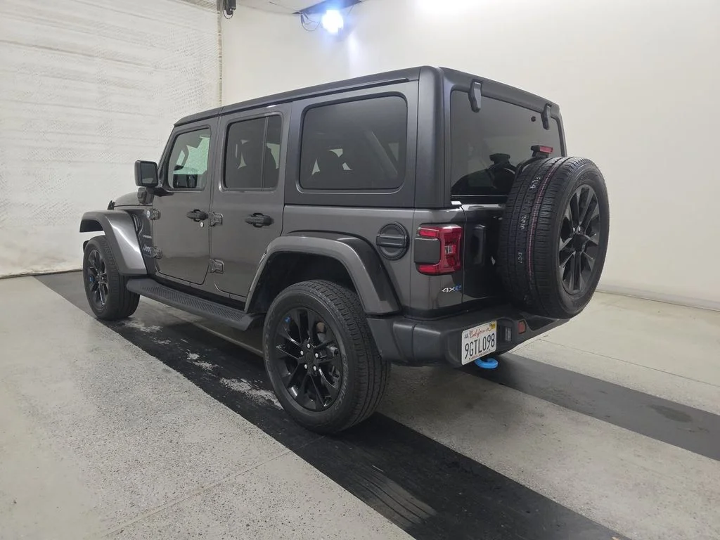 Used 2023 Gray Jeep Sahara 4xe image 4