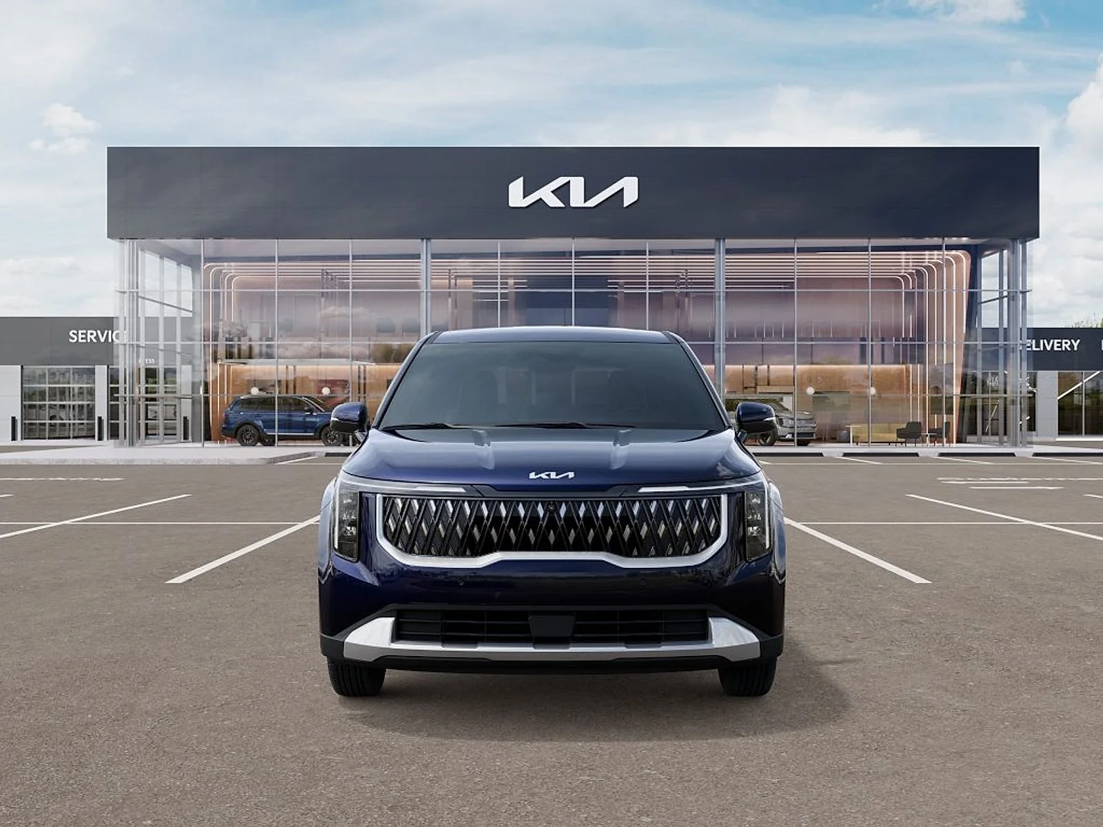 New 2027 Blue Kia LX image 3