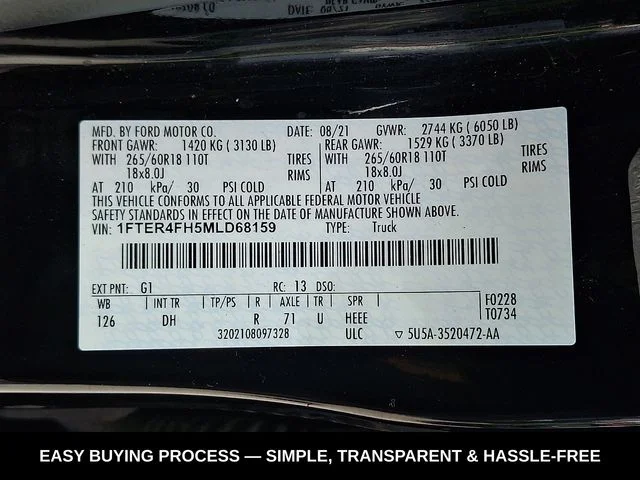Used 2021 Black Ford Lariat image 28