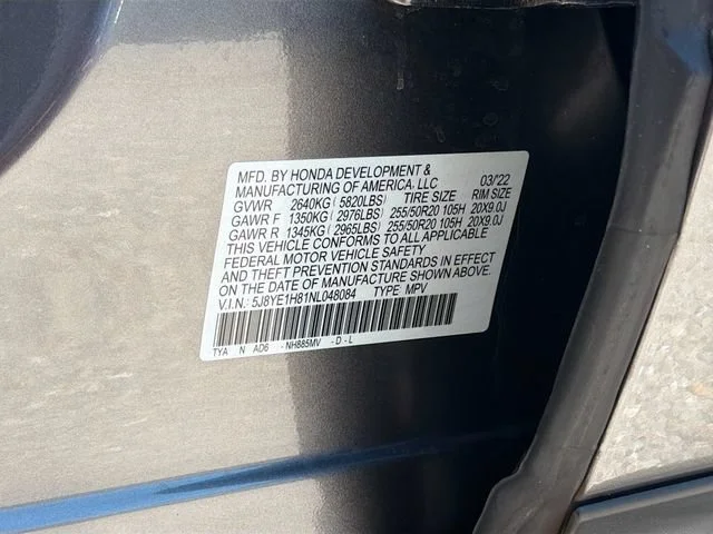 Used 2022 Gray Acura w/Advance Package image 46