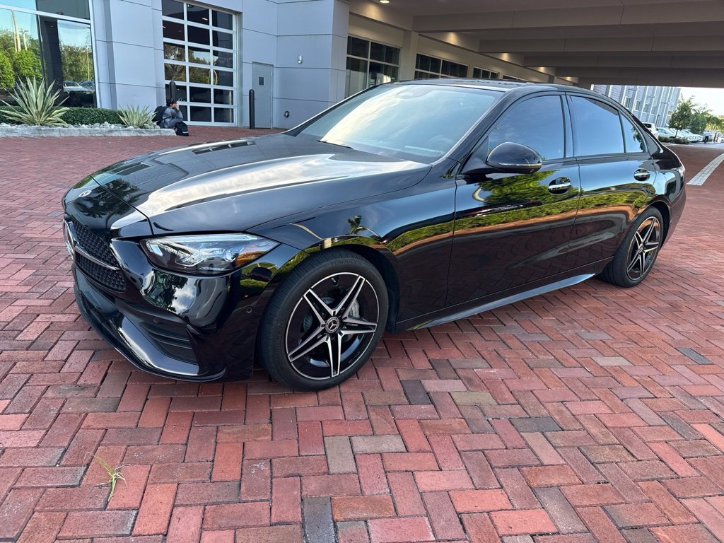 Certified Used 2024 Black Mercedes-Benz C 300 image 2