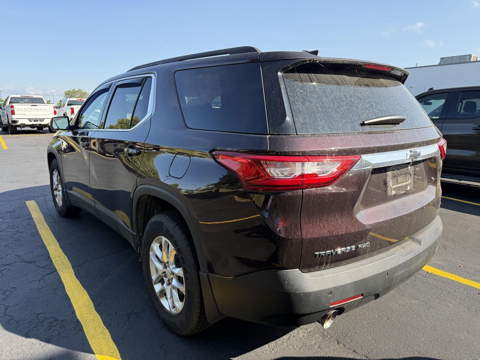 Used 2020 Black Cherry Metallic Chevrolet LT Cloth image 3