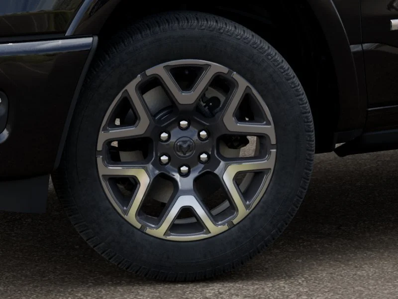 New 2027 Diamond Black Crystal Pearl-Coat Exterior Paint RAM Laramie image 8