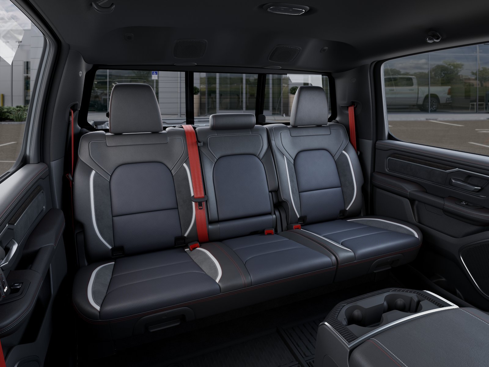 New 2026 Bright White Clear-Coat Exterior Paint RAM Laramie image 47