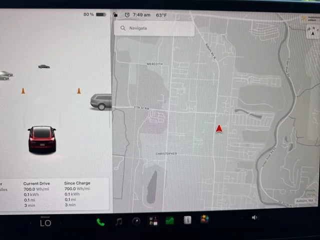 Used 2022 Red Multi-Coat Tesla Long Range image 21