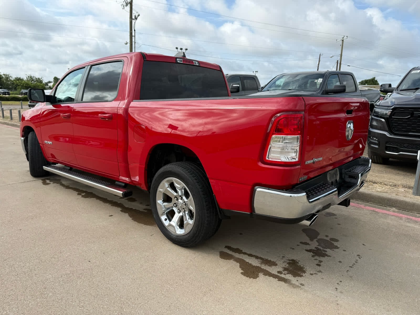 Used 2022 Flame Red Clearcoat Ram Lone Star image 7