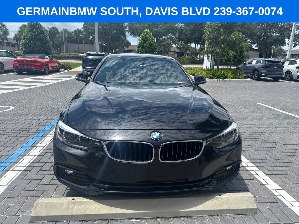 Used 2018 Black Sapphire Metallic BMW 430i image 1